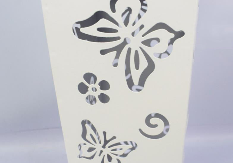 Junips | Solar Butterfly Rose Pattern Hollow Column LED Outdoor Waterproof Decorative Lamp
