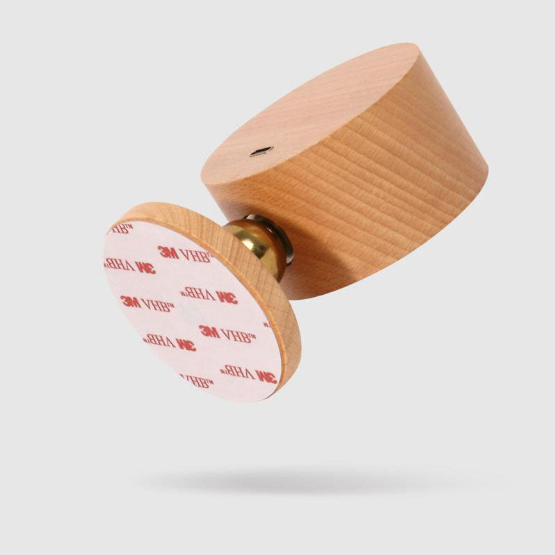 Junips | Simple wood USB rechargeable touch magnet LED night light wall sconce lamp