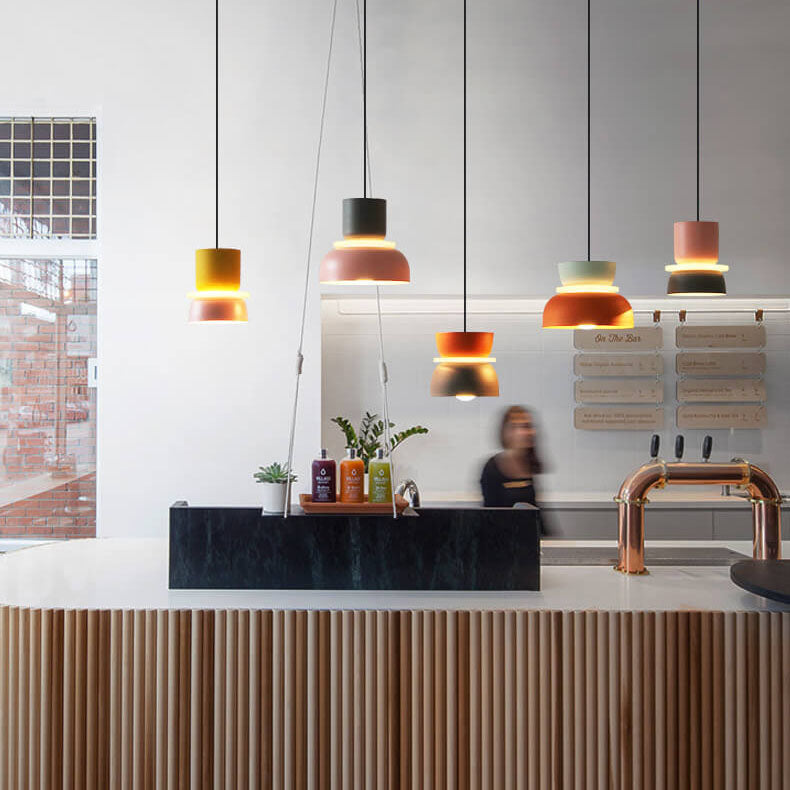 Junips | Nordic Colorful Macaron 1-Light LED Pendant Light