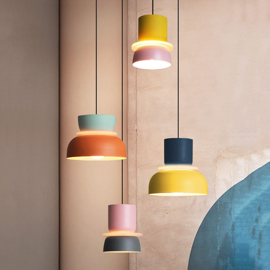 Junips | Nordic Colorful Macaron 1-Light LED Pendant Light