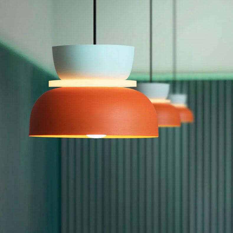 Junips | Nordic Colorful Macaron 1-Light LED Pendant Light