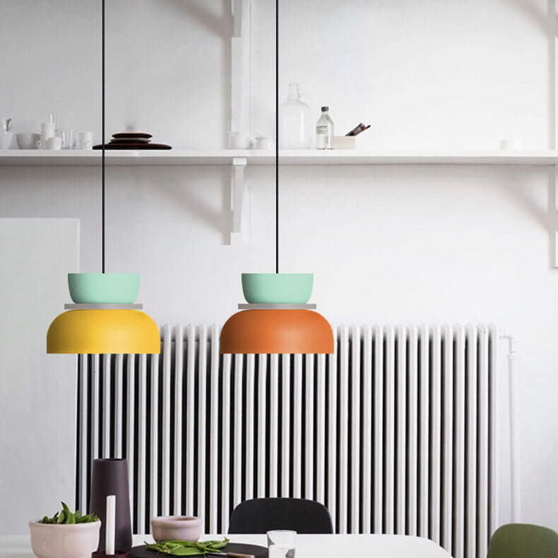 Junips | Nordic Colorful Macaron 1-Light LED Pendant Light