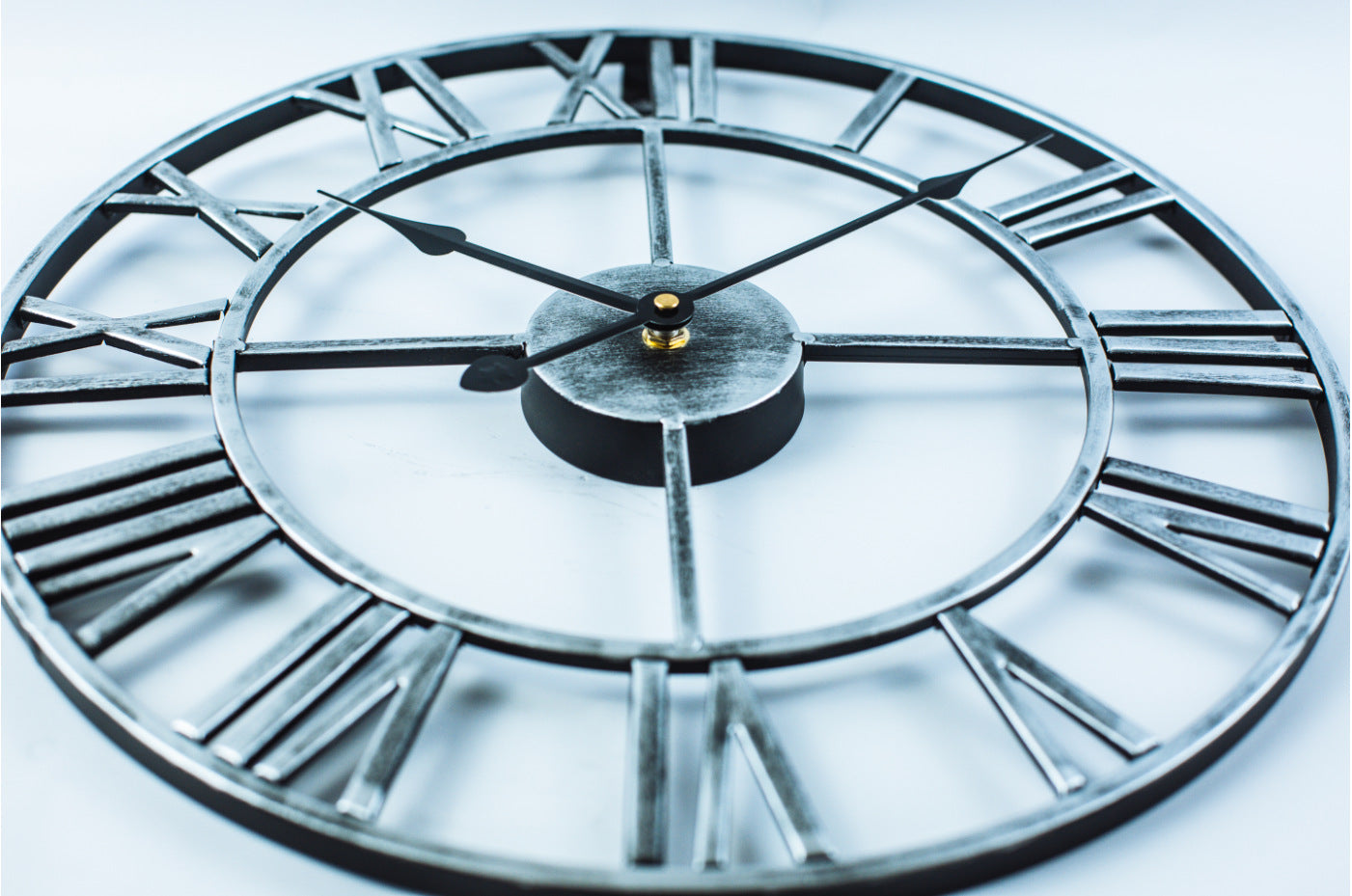 Junips | Vintage Iron Large Retro Wall Clock