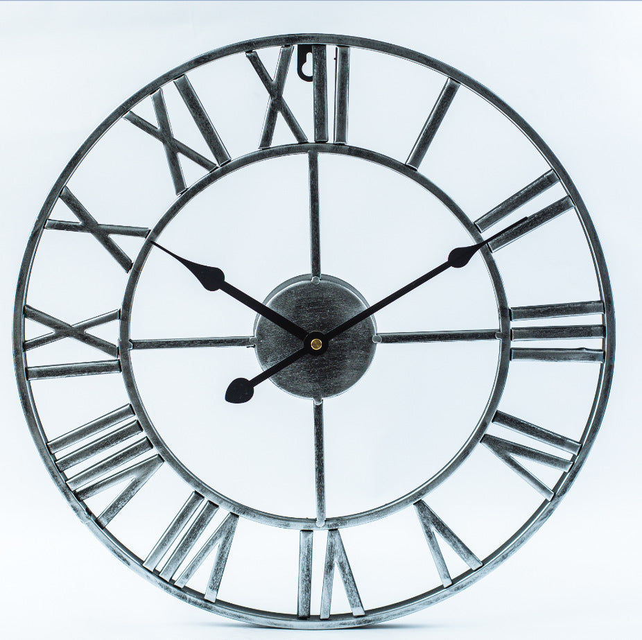 Junips | Vintage Iron Large Retro Wall Clock
