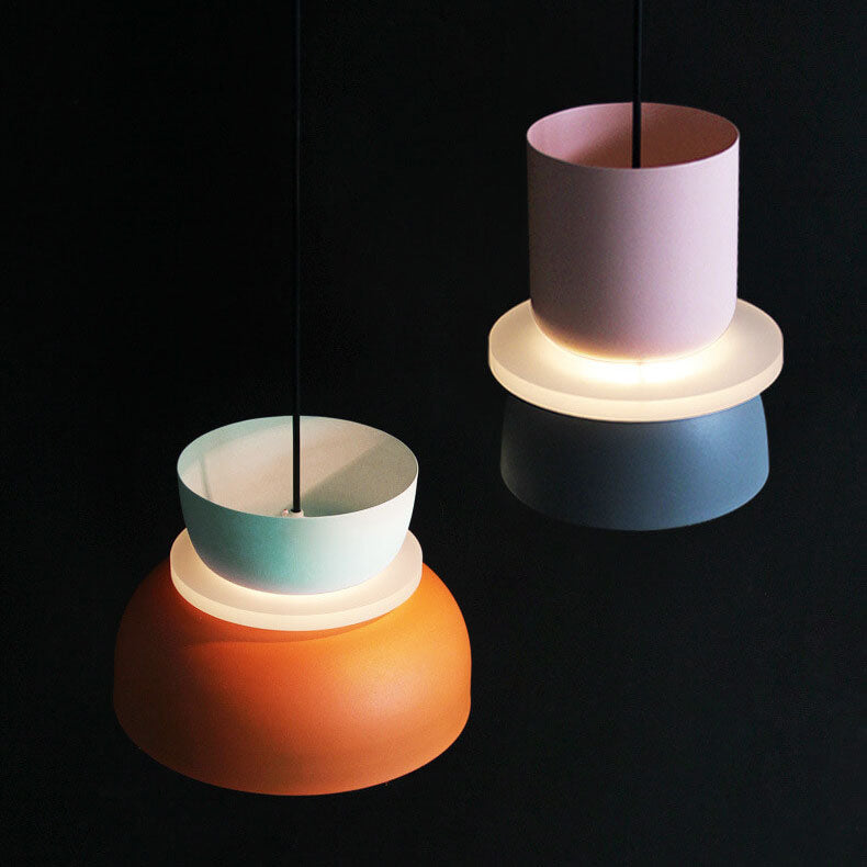 Junips | Nordic Colorful Macaron 1-Light LED Pendant Light