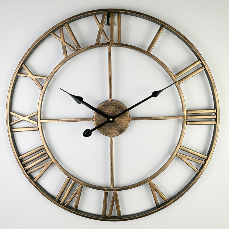 Junips | Vintage Iron Large Retro Wall Clock