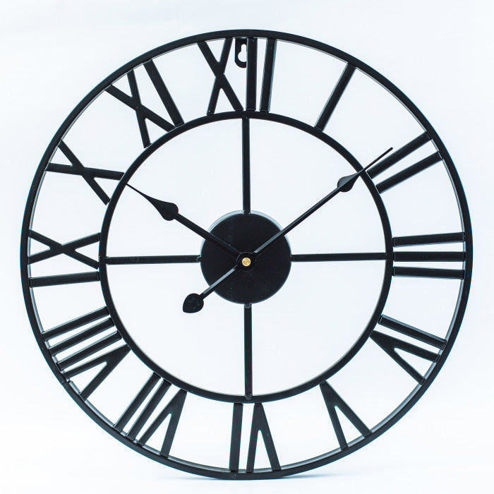 Junips | Vintage Iron Large Retro Wall Clock