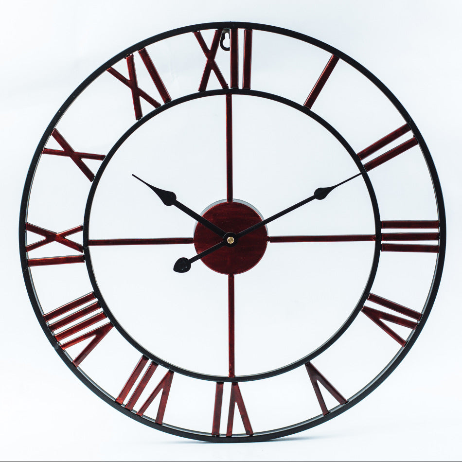 Junips | Vintage Iron Large Retro Wall Clock