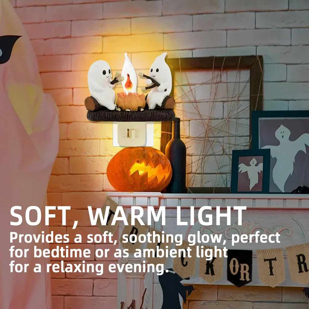 Junips | Halloween Ghost Campfire Night Light