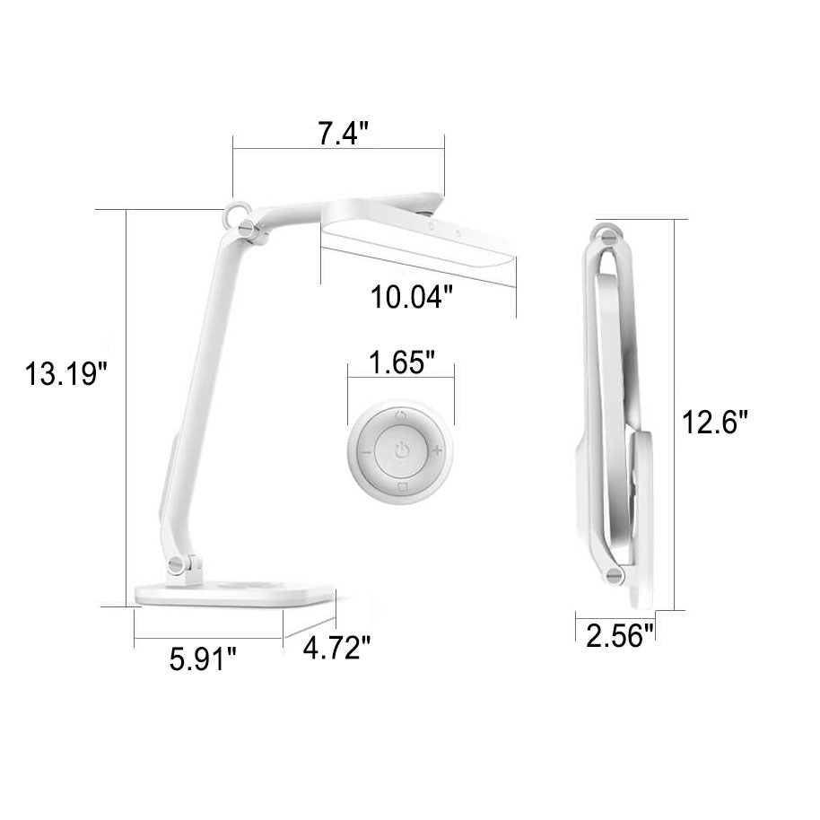Junips | Modern Student Eye Protection USB Charging Folding LED Desk Lamp