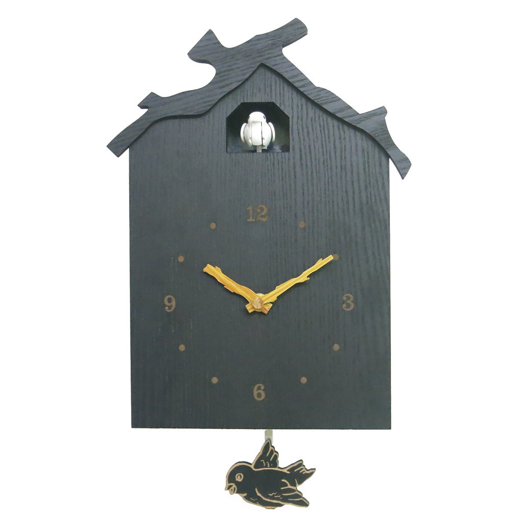 Junips | Cuckoo Pendulum Wall Clock for the Living Room 12 Inch