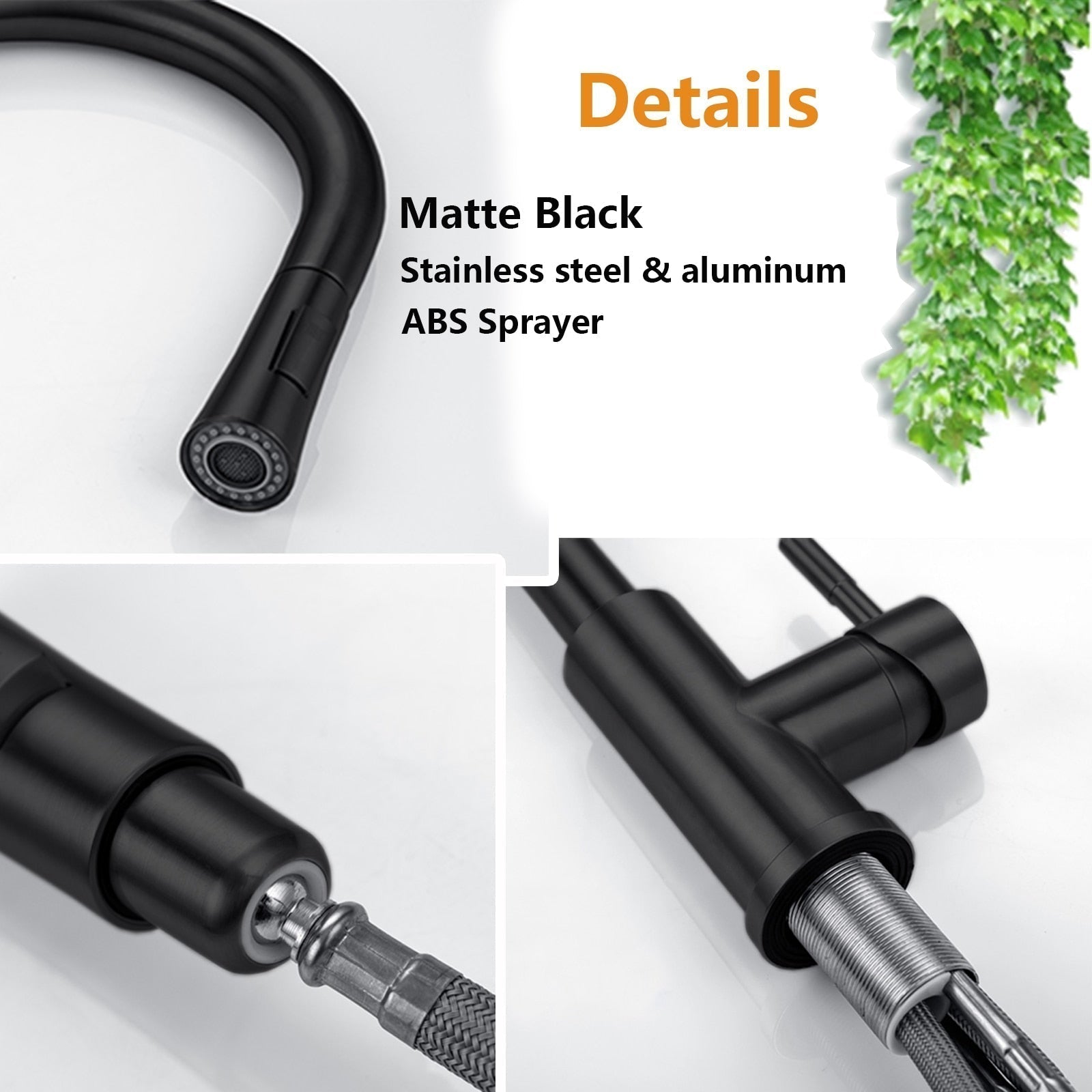 Junips | Kitchen faucet with pull-out and sensor