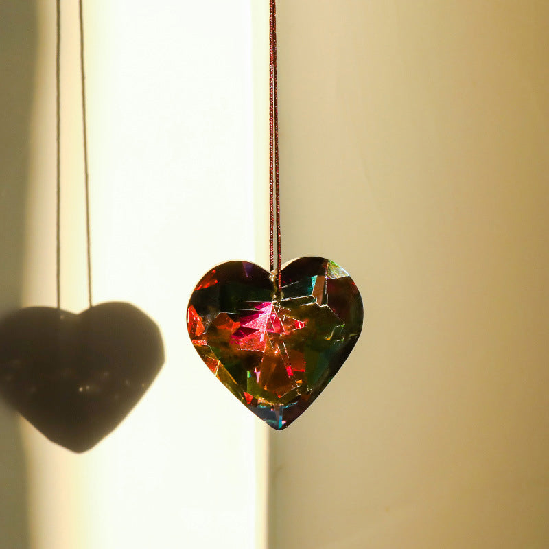 Junips | Hanging Heart Sun Catcher Prism Crafts