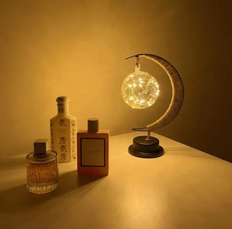 Junips | LED Lunar Lamp - Enchanted Moon Night Light for Bedroom, Nursery & Home Decor
