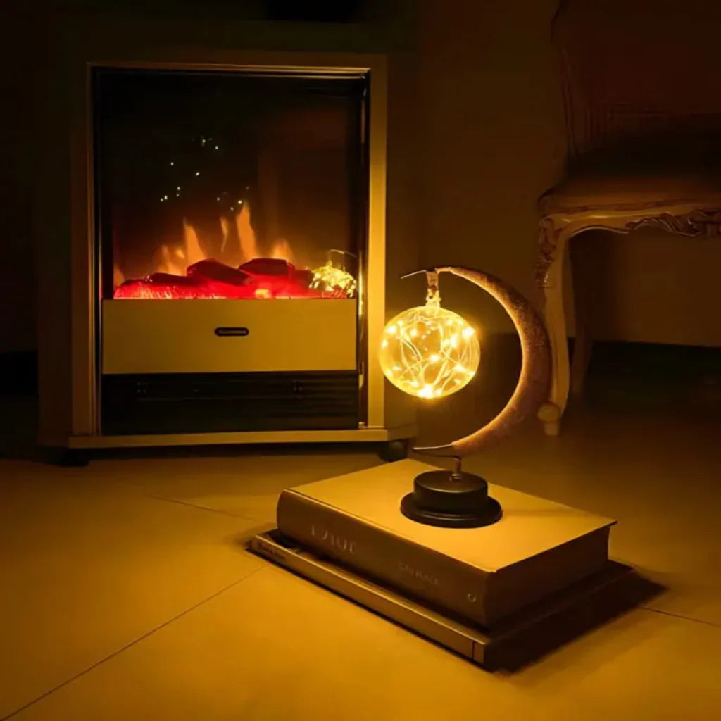 Junips | Lunar Moon Lamp – A Cool, Enchanting Night Light | Bedrooms and Living Spaces