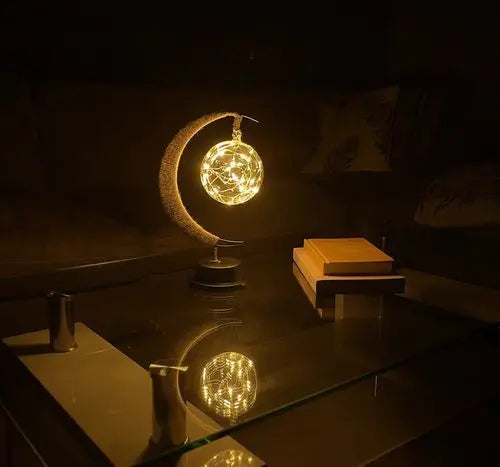 Junips | LED Lunar Lamp - Enchanted Moon Night Light for Bedroom, Nursery & Home Decor