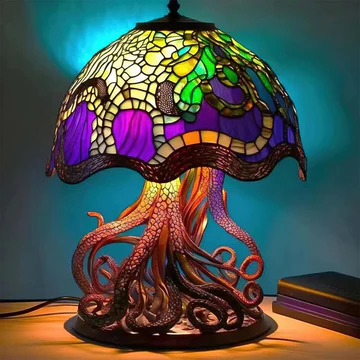 Junips | Stained Glass Plant Series Table Lamp