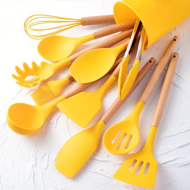 Junips | Silicone Kitchen Tools Set – Heat Resistant and Scratch Resistant