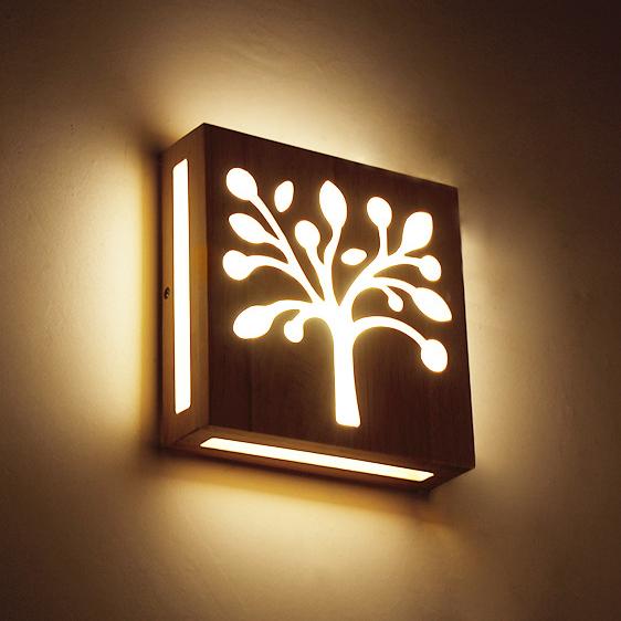 Junips | Wall lamp - WoodGlow - Elegant LED - Essence of life indoors outdoors