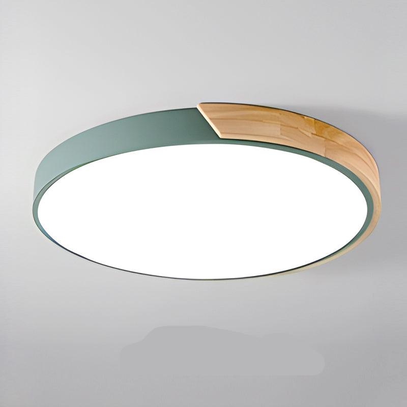 Junips | Wood Macaroon Circular Ceiling Light