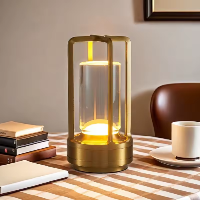 Junips | Warm LED Cordless Table Lamp – Battery Operated Nordic Design - LED with Touch Control, Suitable for Bedroom, Home, Outdoor - Ideal Night Light