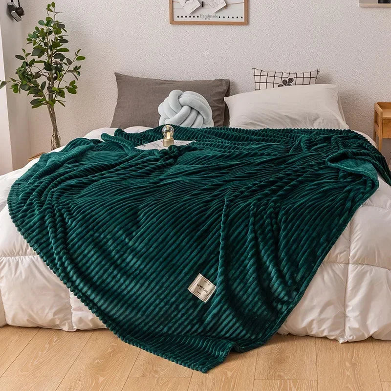 Junips | Thick Flannel Autumn Blanket - WarmHaven