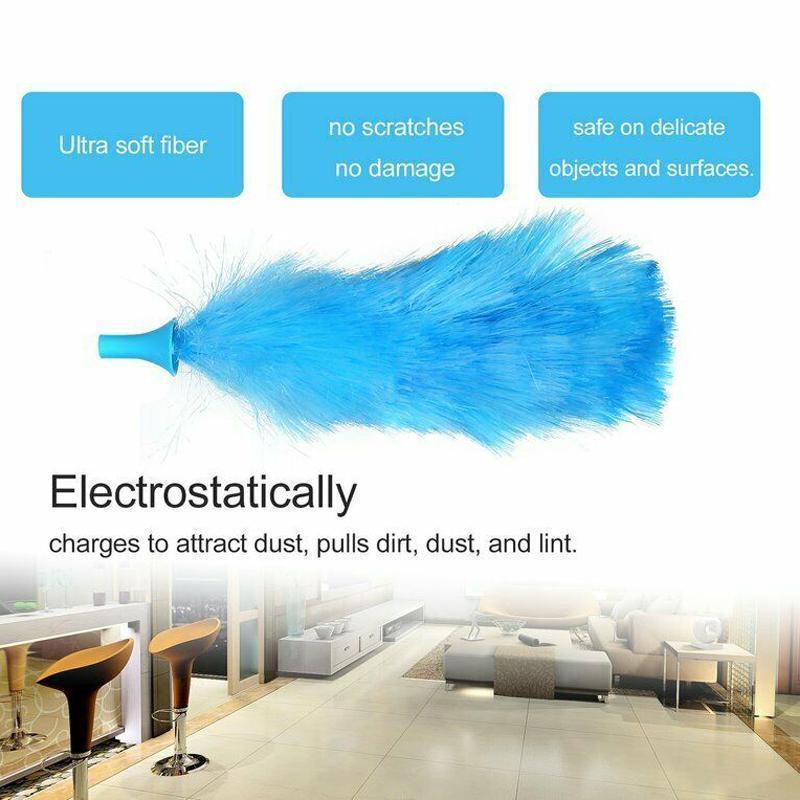 Junips | 360° rotating electric spin duster motorized dust cloth with 2 brushes