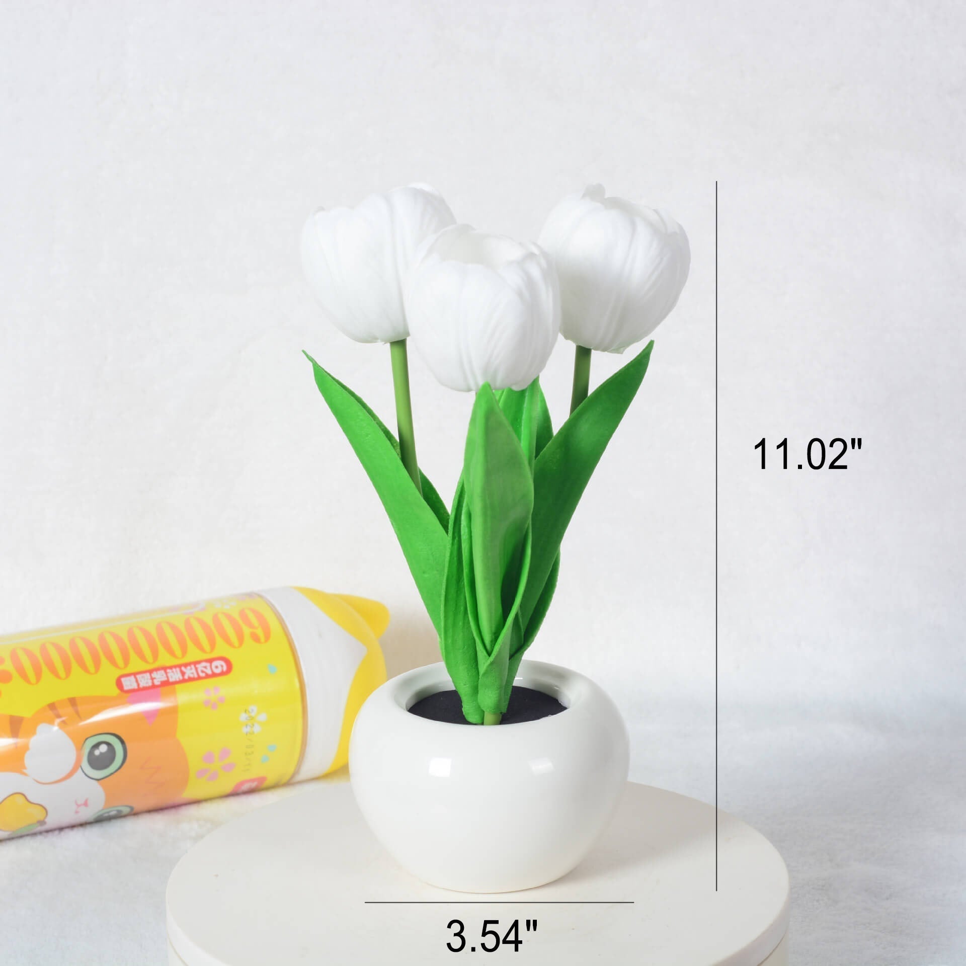 Junips | Modern Creative Simulation Tulip Peony LED Night Light Table Lamp