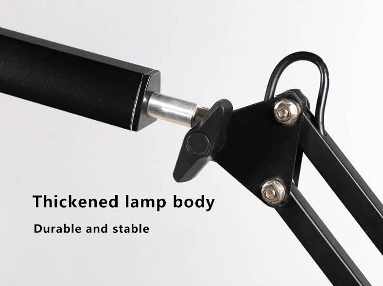 Junips | LED Foldable Long Arm Clip Eye Protection USB Reading Table Lamp
