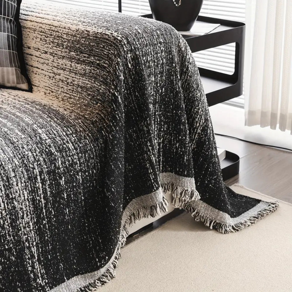 Junips | Neutral Tone Chenille Sofa Cover