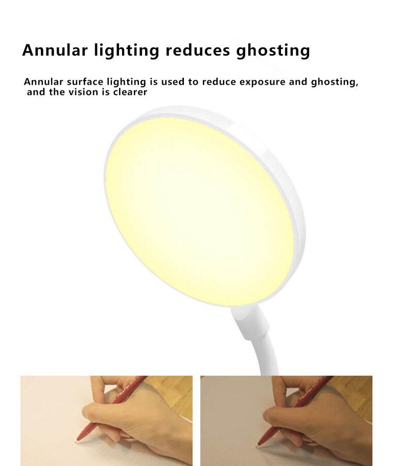 Junips | Simple LED Clip Desk Lamp Rechargeable Eye Protection Night Light