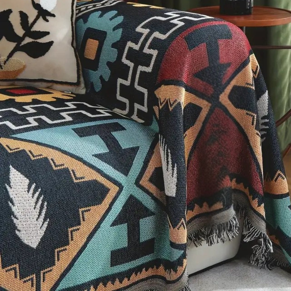 Junips | Aztec Geometric Pattern Sofa Cover