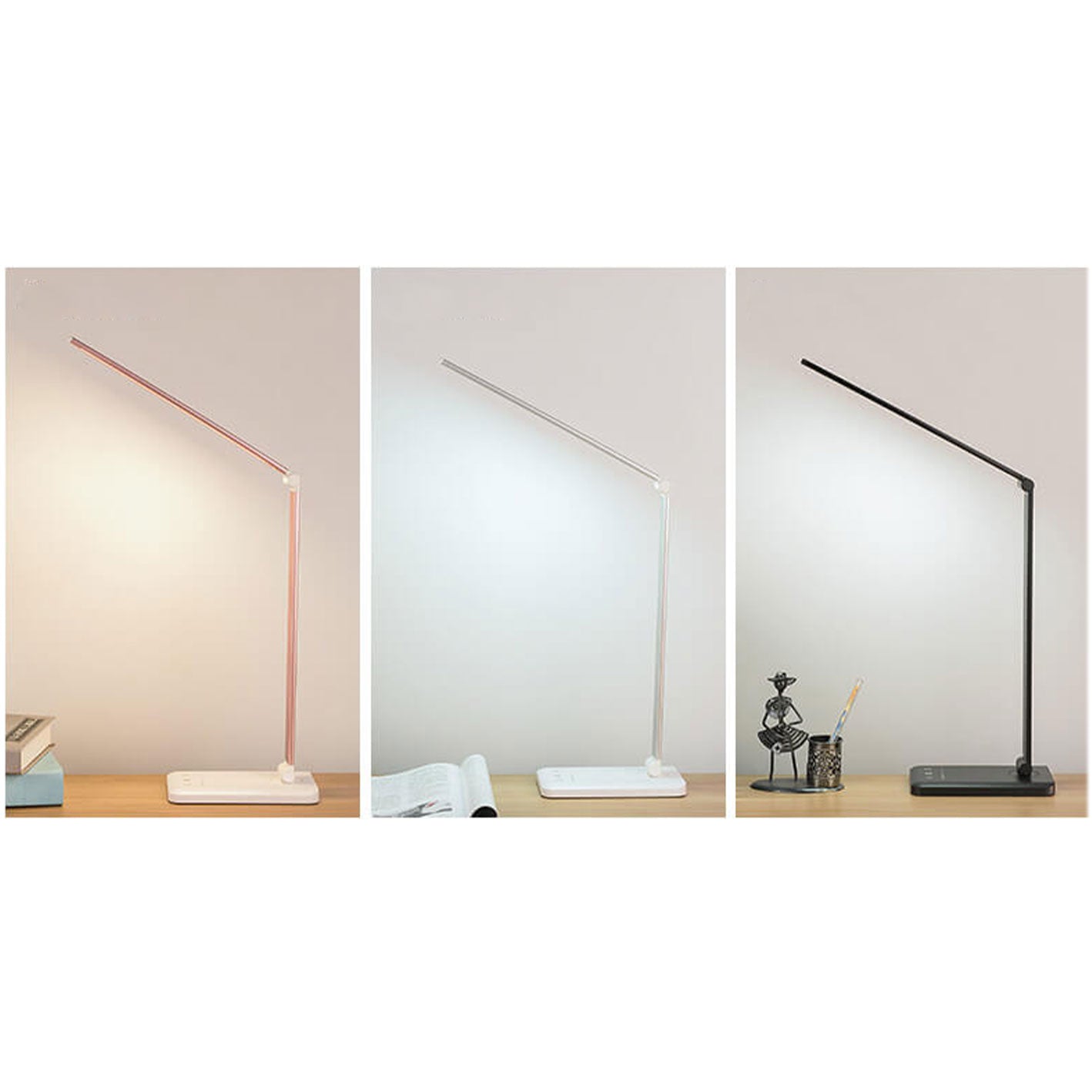 Junips | Nordic Creative Foldable Touch Dimmable LED Desk Lamp