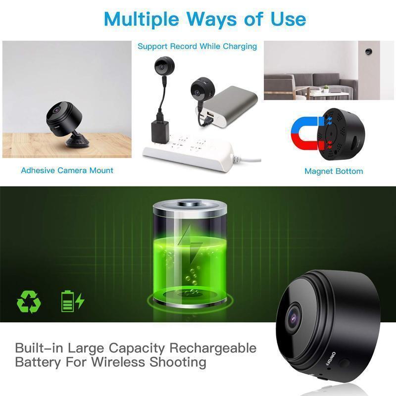 Junips | 1080p Magnetic WiFi Mini Camera-RV Motorhome Reversing Camera