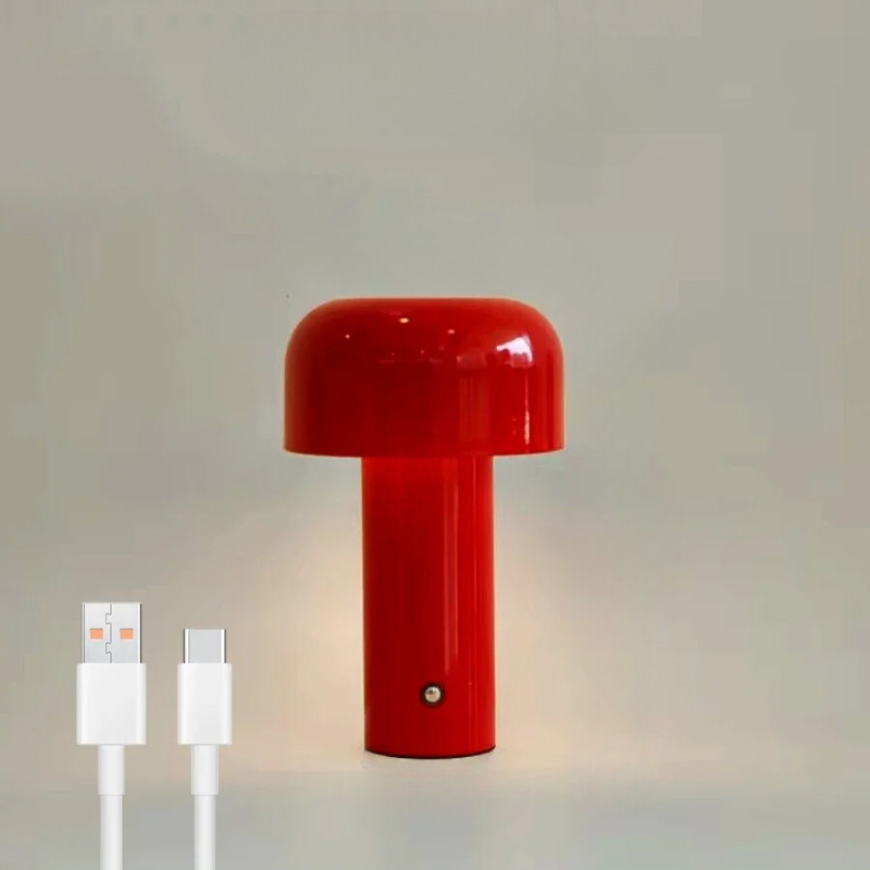 Junips | Frendorf - Rechargeable Mushroom LED Table Lamp for a Cozy Atmosphere