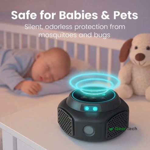 Junips | Plug-In Ultrasonic Rat Repellent | 25–45KHz High-Frequency Wave Generator | 3200 sq. ft. Coverage | Chemical-Free Rodent Deterrent