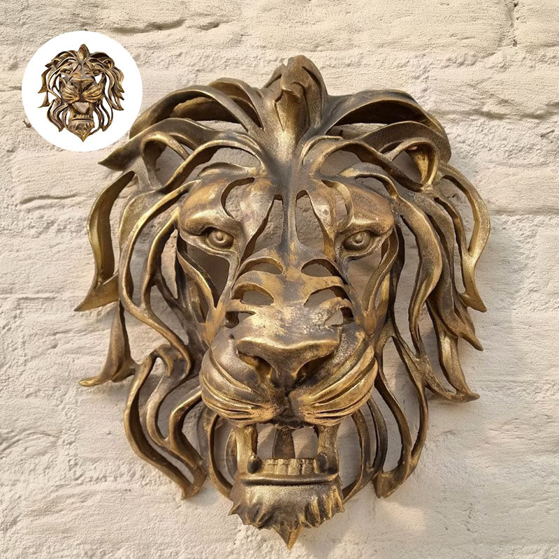 Junips | Lion Head Wall Art