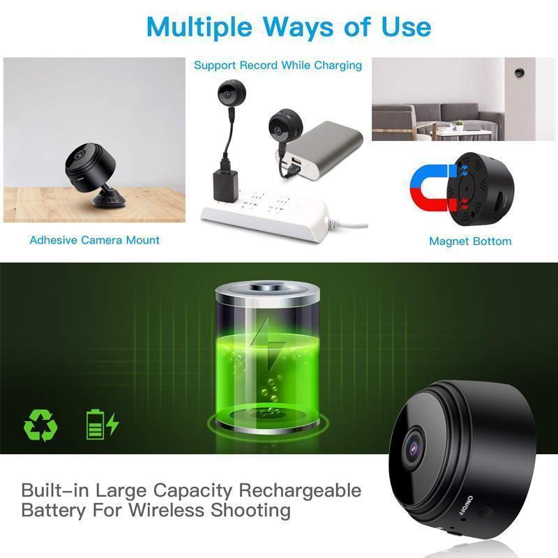 Junips | 1080p Magnetic WiFi Mini Camera