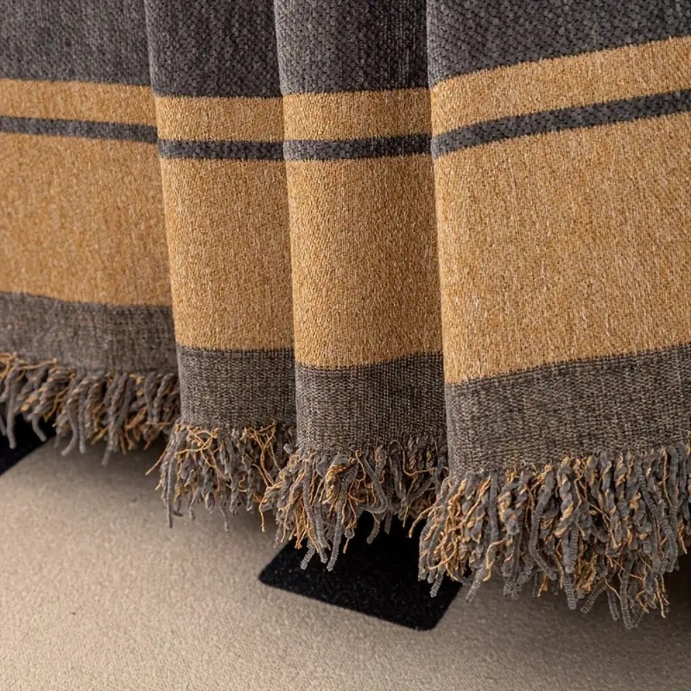 Junips | Safari Tiger Chenille Sofa Cover