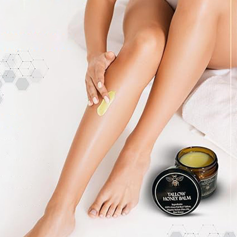 Junips | Beef fat beeswax and honey face cream