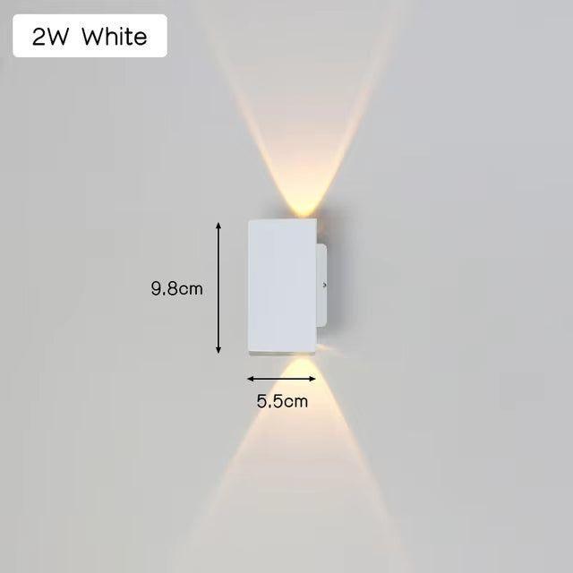 Junips | Light - Modern weatherproof LED wall lamp made of aluminum for outdoor use