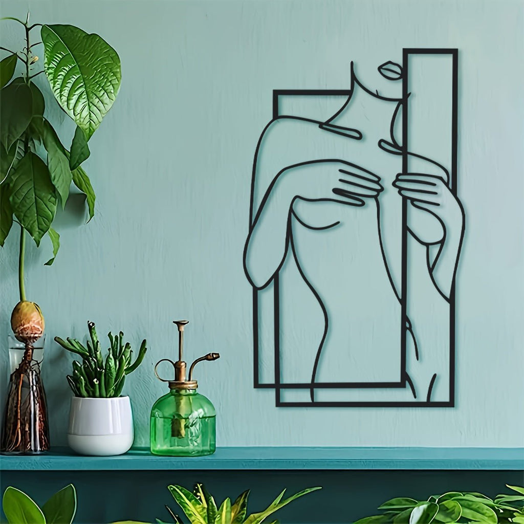 Junips | LineaArt Metal Wall Decoration - Modern Minimalist Wall Art for Bedroom