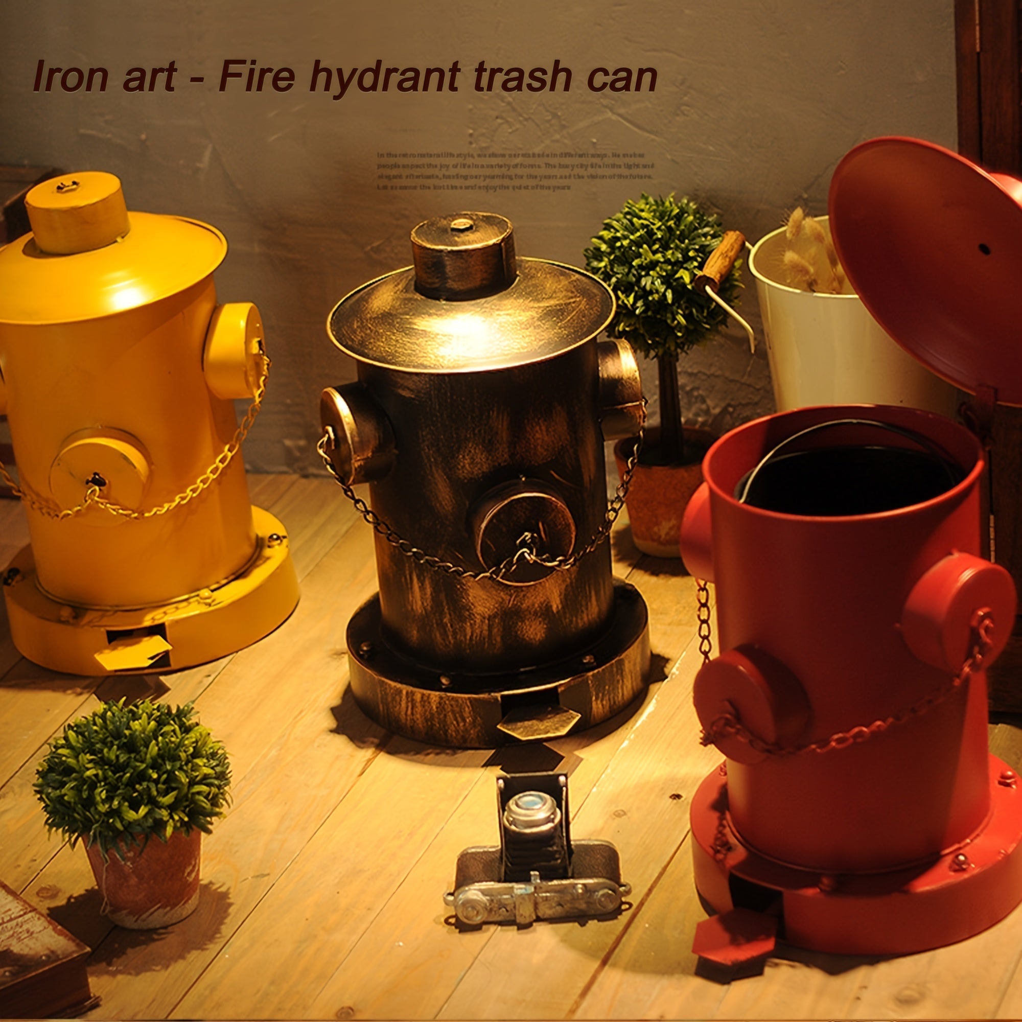 Junips | Vintage Brand Faucet Trash Can - The perfect Father's Day gift for home
