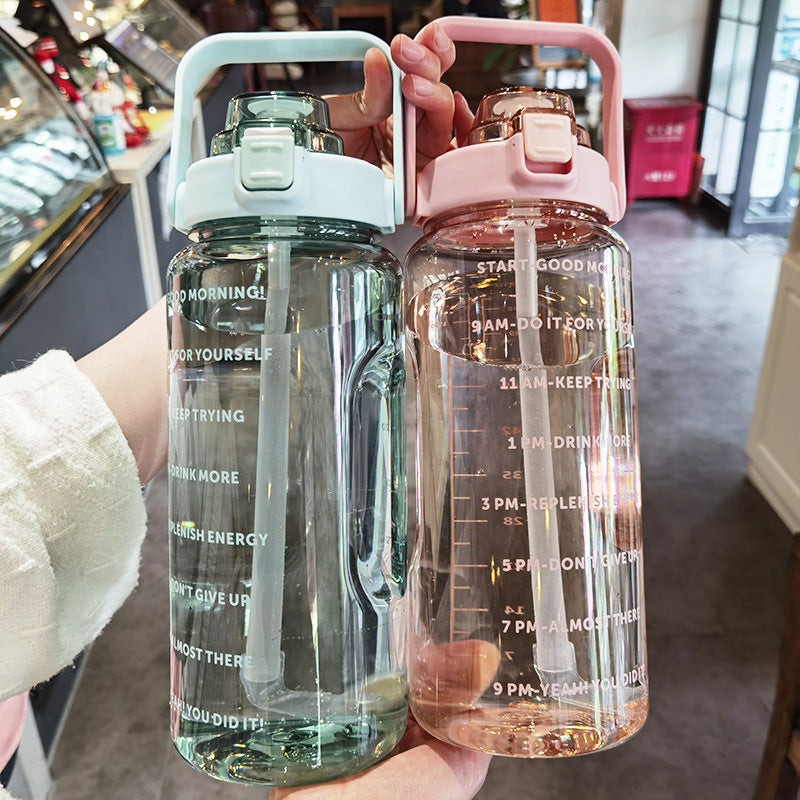 Junips | Large Plastic Cup Portable Water Bottle