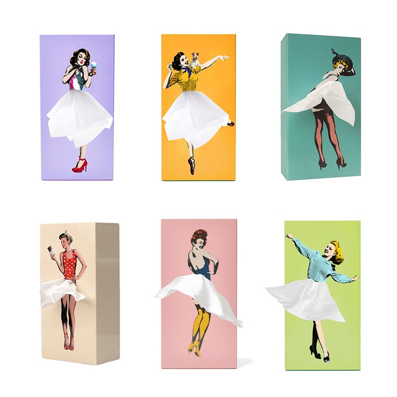 Junips | Flying Skirt Tissue Box