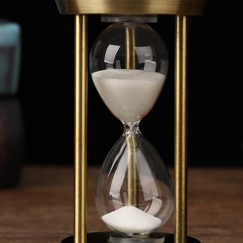 Junips | 3/5/10 Minutes Retro Metal Craft Hourglass Pendulum Home Office Desktop Arrangement Ornament Sand Timer Sand Glass Decoration