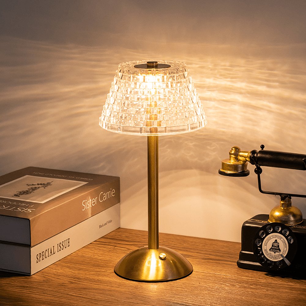 Junips | AuraGlow Table Lamp - Rechargeable LED Lamp with Dimming Function