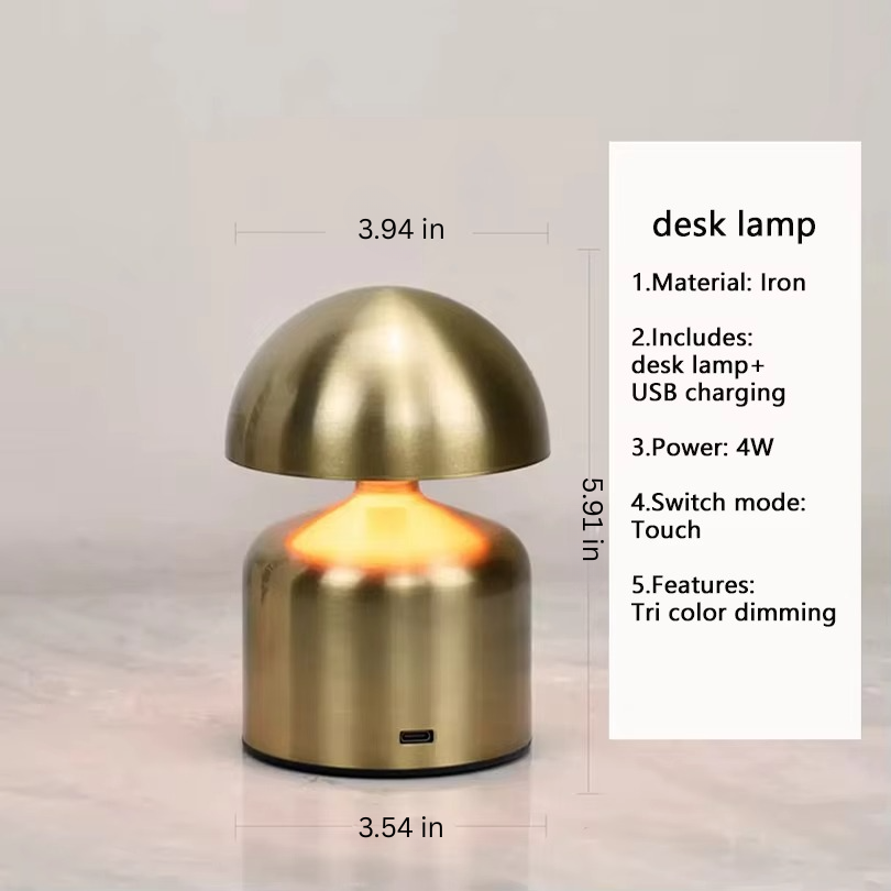 Junips | Versatile LED Touch Bedside Lamp - 3-Color Dimmable Night Light