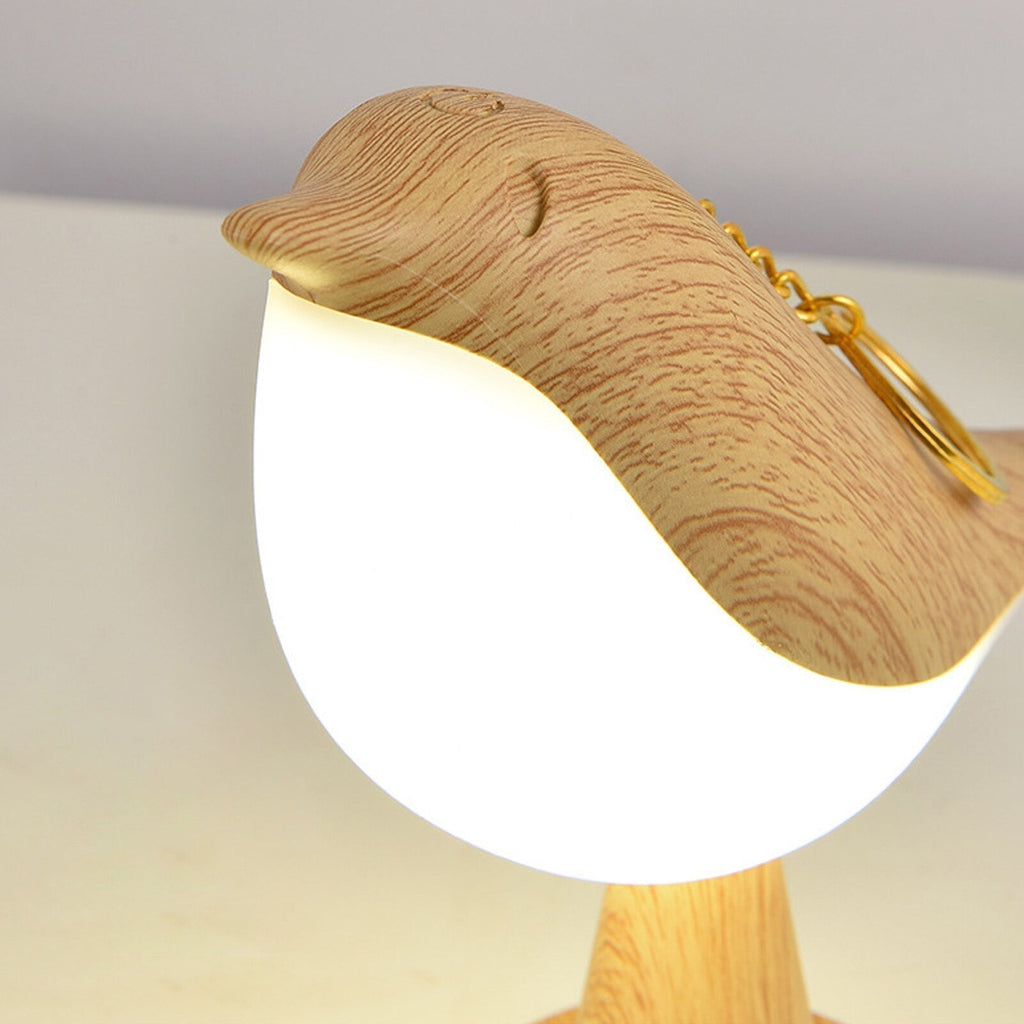 Junips | Table Lamp Bird Shape Wood Effect LED