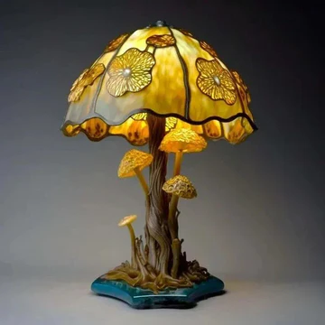 Junips | Stained Glass Plant Series Table Lamp